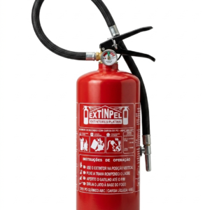 Extintor de Incêndio Pó Químico ABC 4kg | Proteção para Classes A, B e C