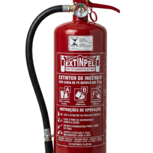 Extintor de Incêndio Pó Químico ABC 8kg | Proteção para Classes A, B e C